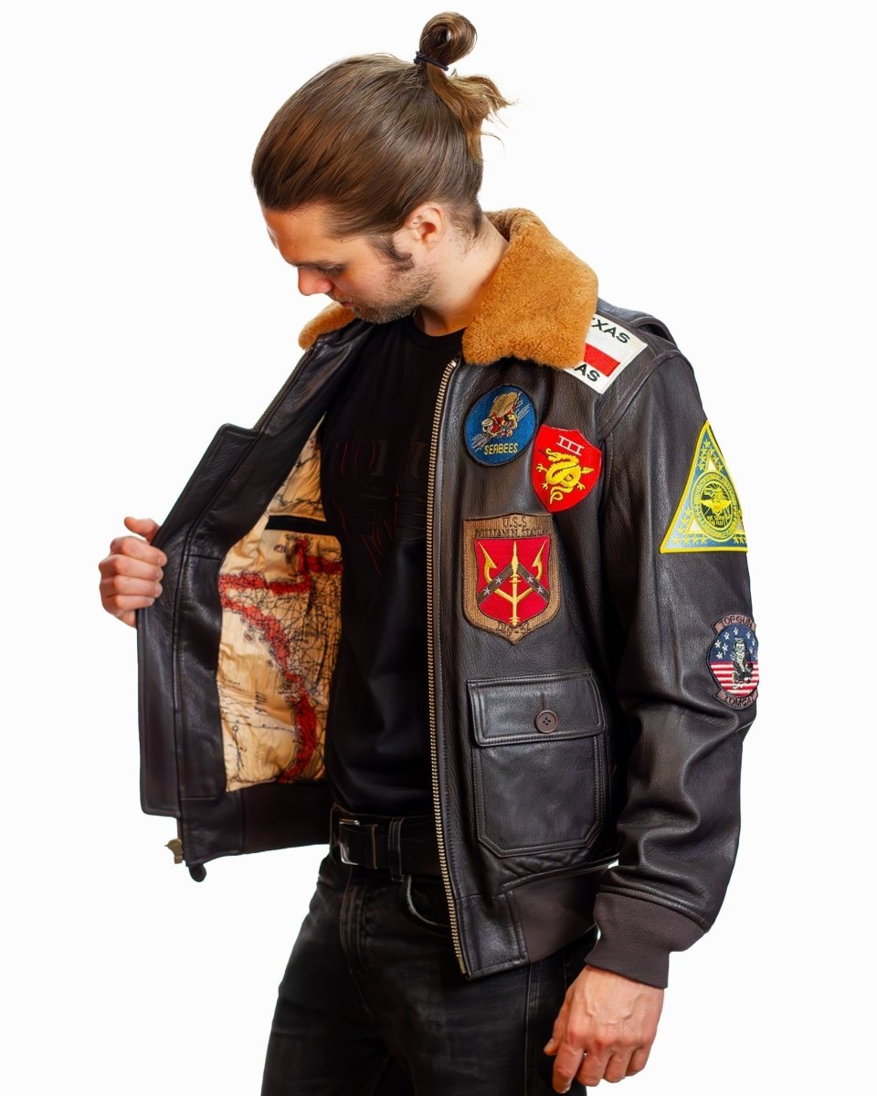 TOP GUN OFFICIAL SIGNATURE SERIES LEATHER JACKET - Vox Leather
