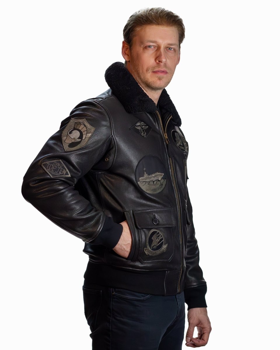 TOP GUN OFFICIAL SIGNATURE SERIES LEATHER JACKET - Vox Leather