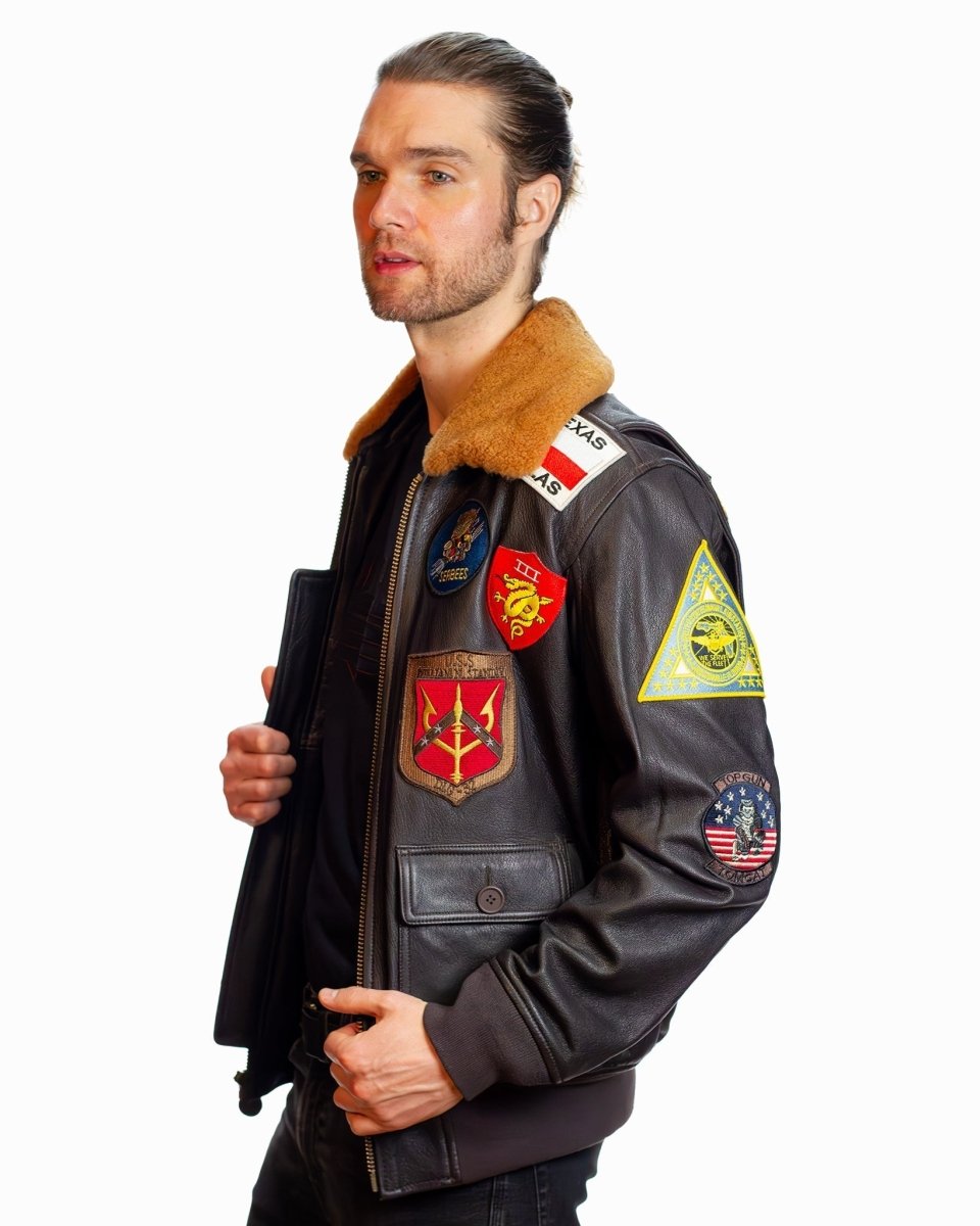 TOP GUN OFFICIAL SIGNATURE SERIES LEATHER JACKET - Vox Leather