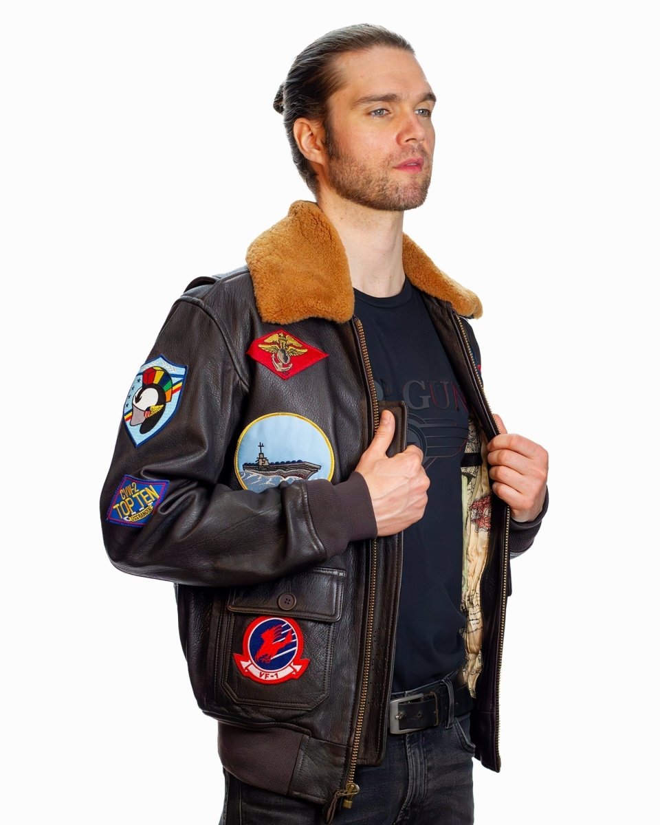 TOP GUN OFFICIAL SIGNATURE SERIES LEATHER JACKET - Vox Leather