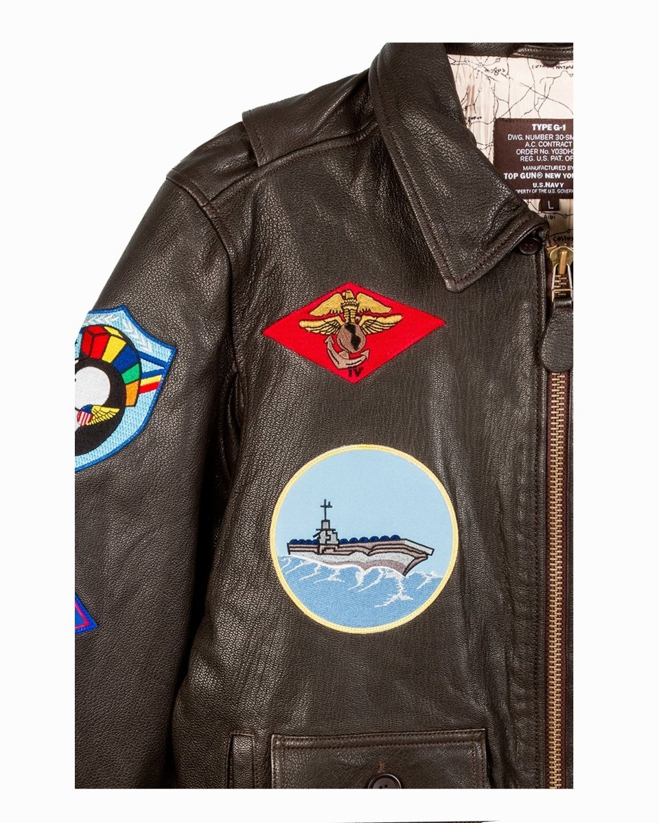 TOP GUN OFFICIAL SIGNATURE SERIES LEATHER JACKET - Vox Leather