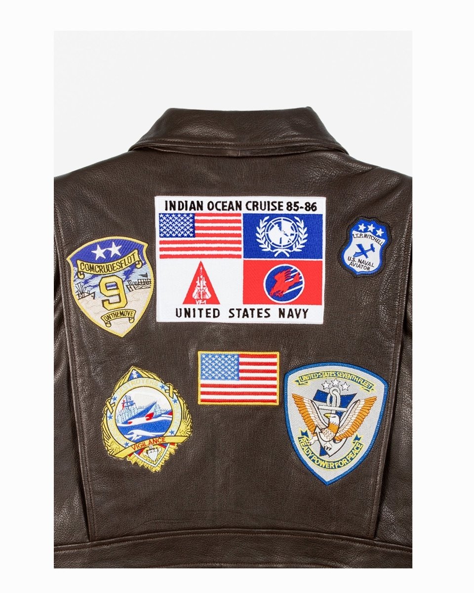 TOP GUN OFFICIAL SIGNATURE SERIES LEATHER JACKET - Vox Leather