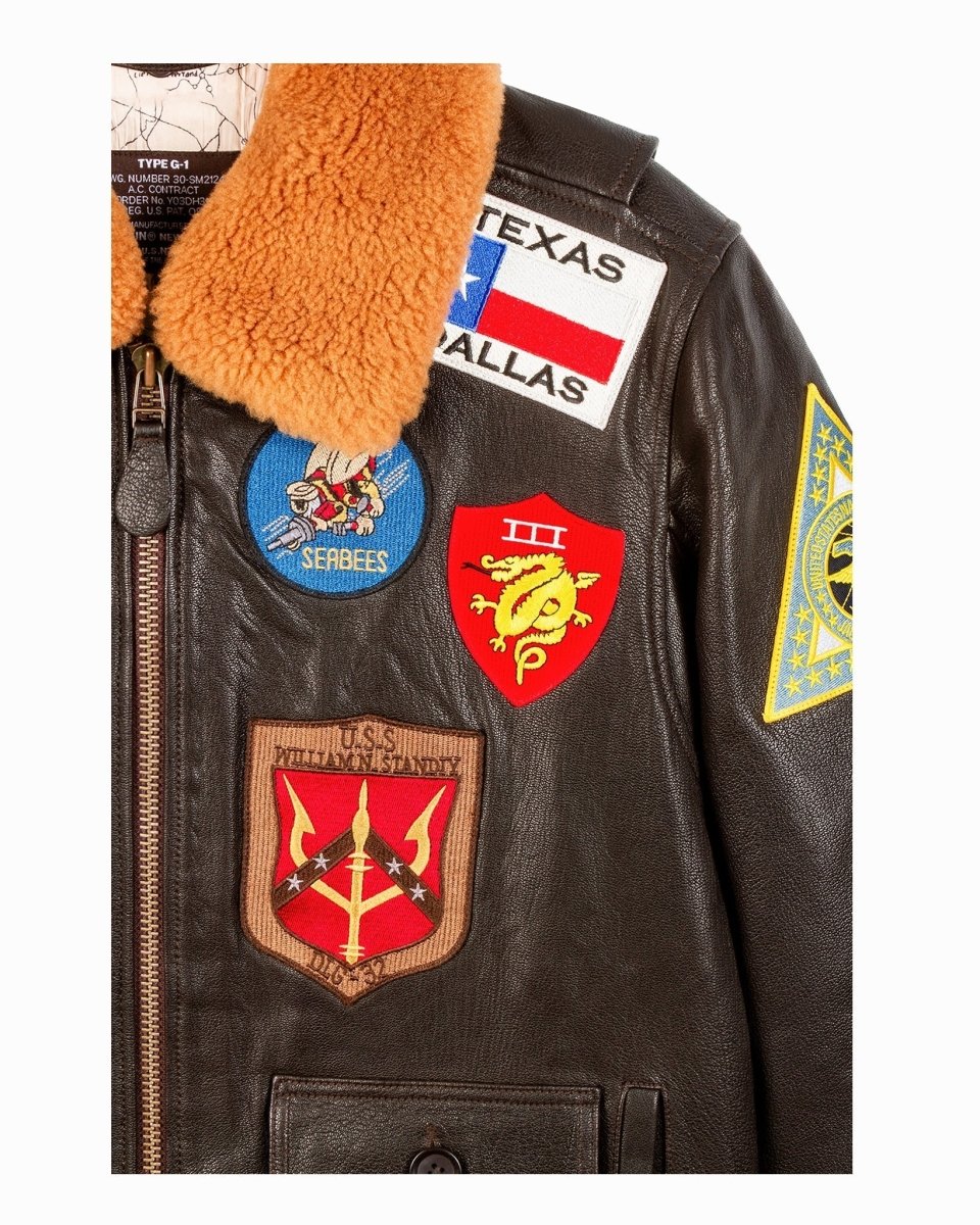 TOP GUN OFFICIAL SIGNATURE SERIES LEATHER JACKET - Vox Leather