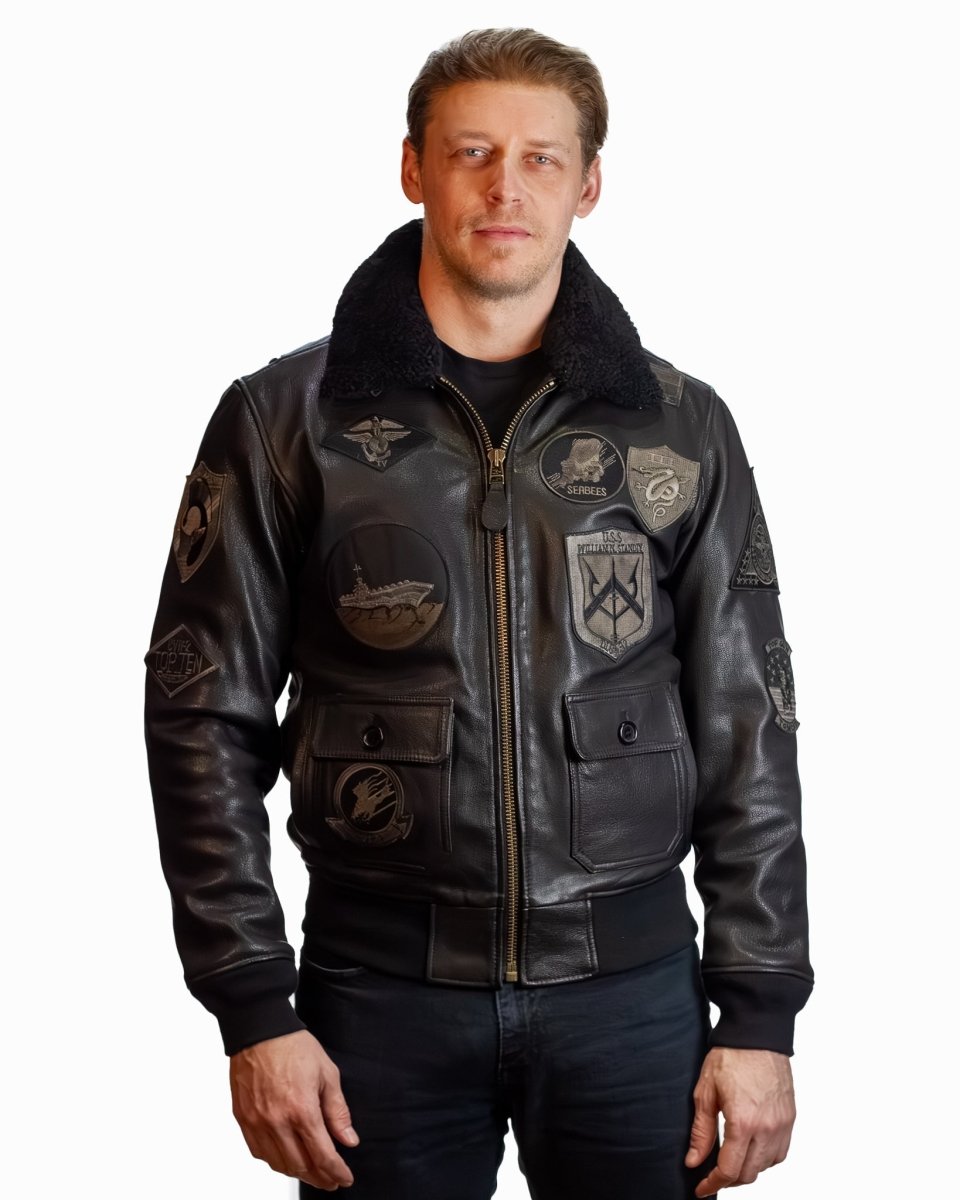 TOP GUN OFFICIAL SIGNATURE SERIES LEATHER JACKET - Vox Leather