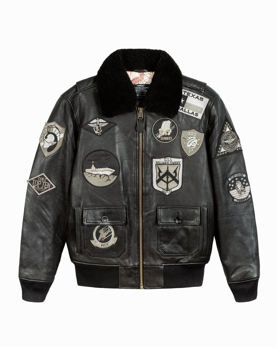 TOP GUN OFFICIAL SIGNATURE SERIES LEATHER JACKET - Vox Leather