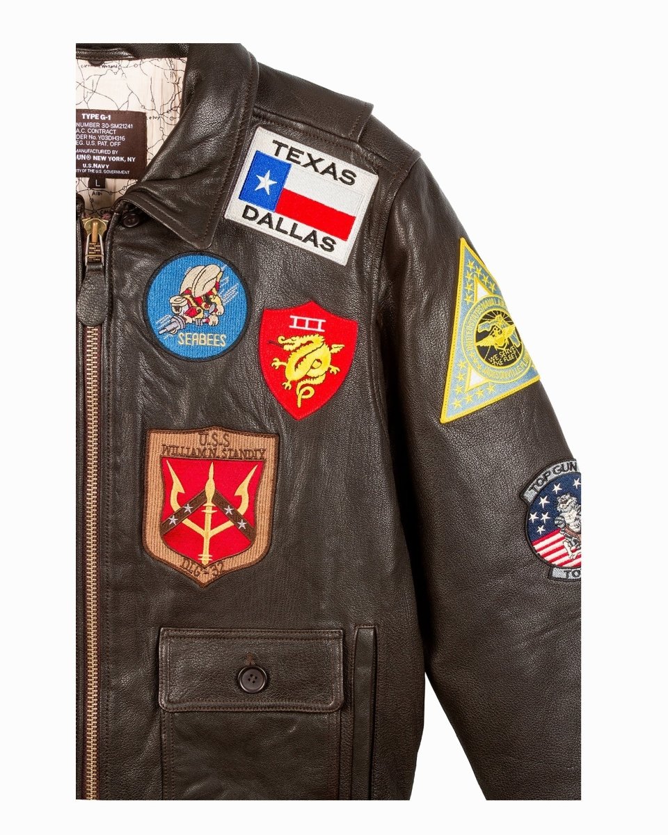 TOP GUN OFFICIAL SIGNATURE SERIES LEATHER JACKET - Vox Leather