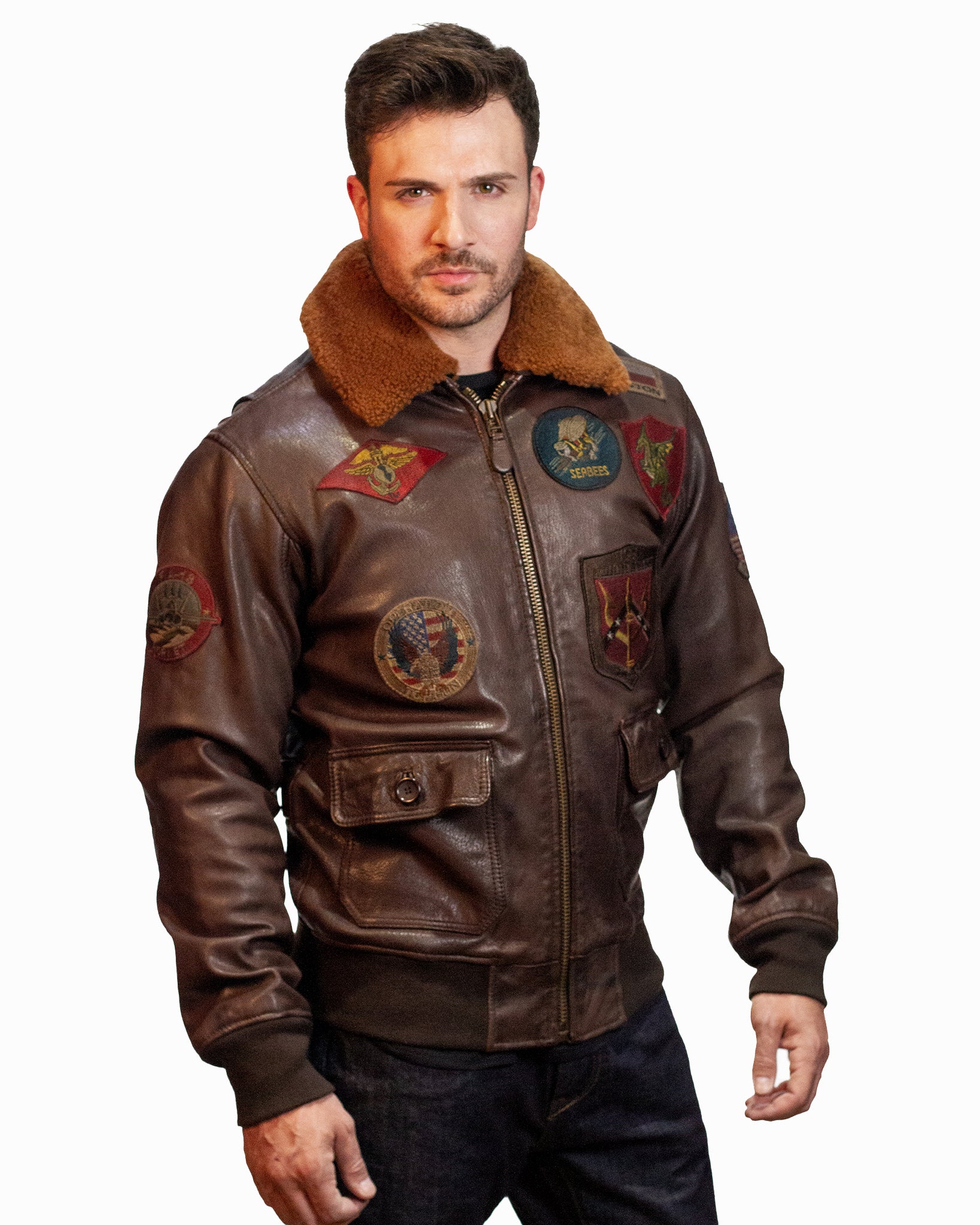 TOP GUN SUPER VINTAGE OFFICIAL SIGNATURE SERIES LEATHER JACKET - Rare Leather