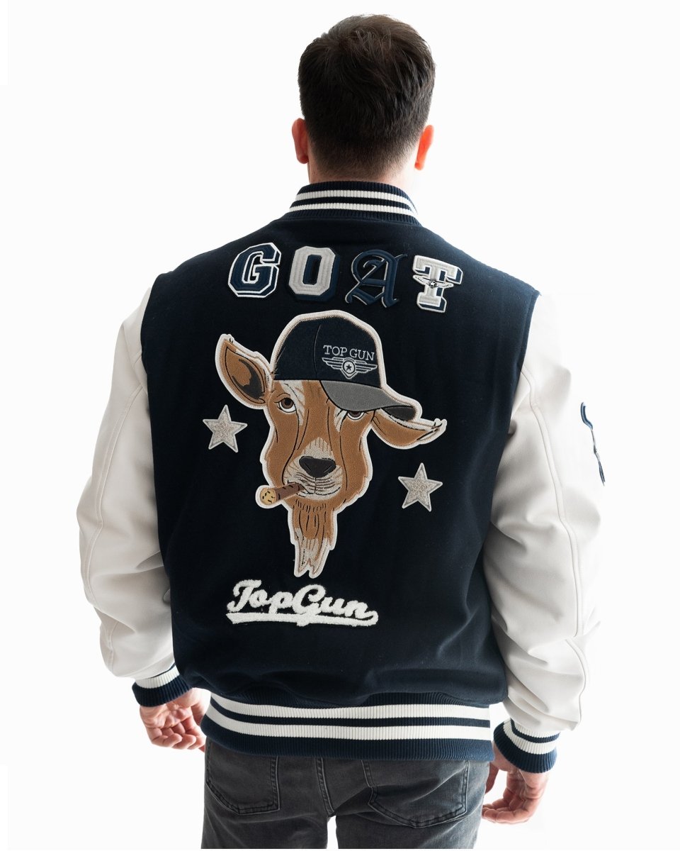 TOP GUN "THE GOAT" VARSITY JACKET - Vox Leather