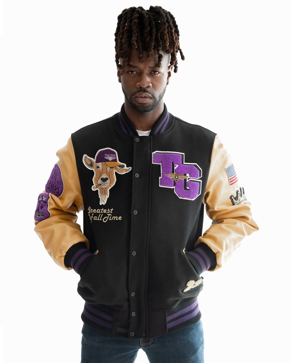 TOP GUN "THE GOAT" VARSITY JACKET - Vox Leather