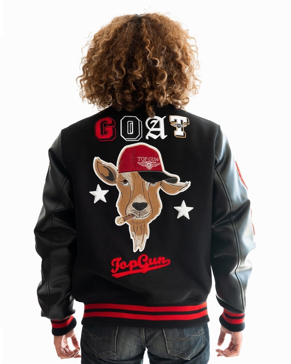 TOP GUN "THE GOAT" VARSITY JACKET - Vox Leather