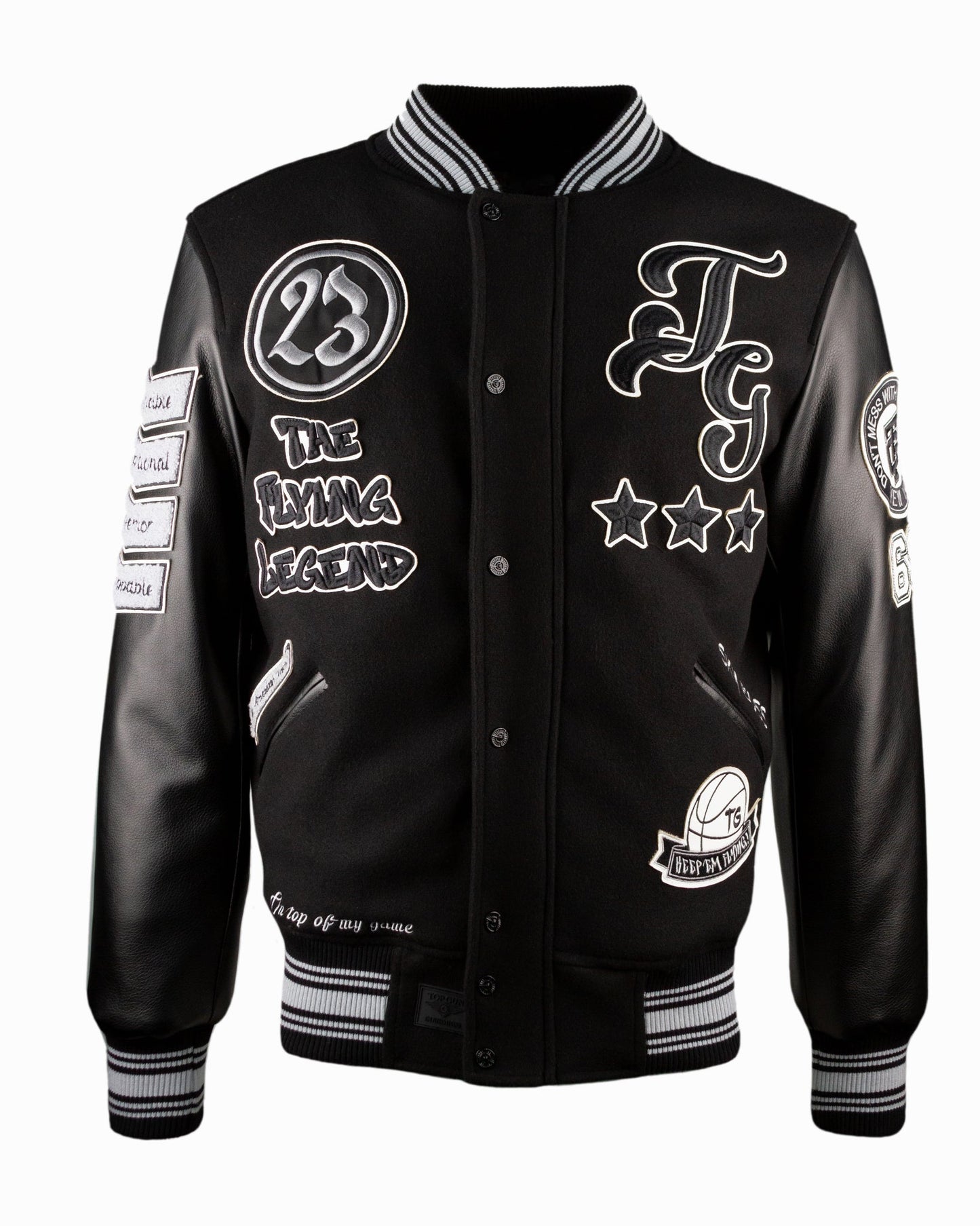 TOP GUN THE NEW FLYING LEGEND VARSITY JACKET - Rare Leather