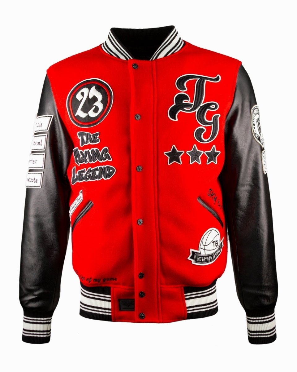 TOP GUN THE NEW FLYING LEGEND VARSITY JACKET - Vox Leather