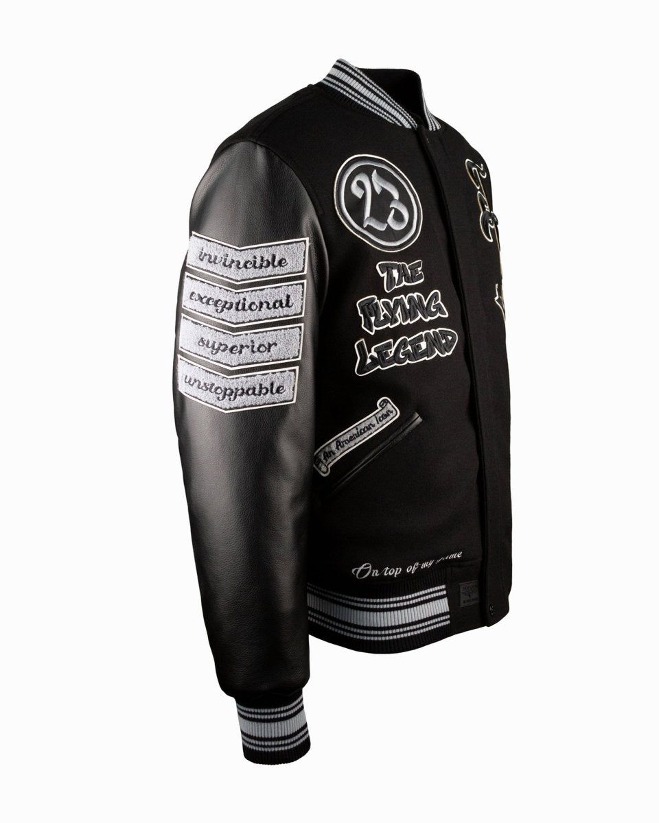 TOP GUN THE NEW FLYING LEGEND VARSITY JACKET - Vox Leather