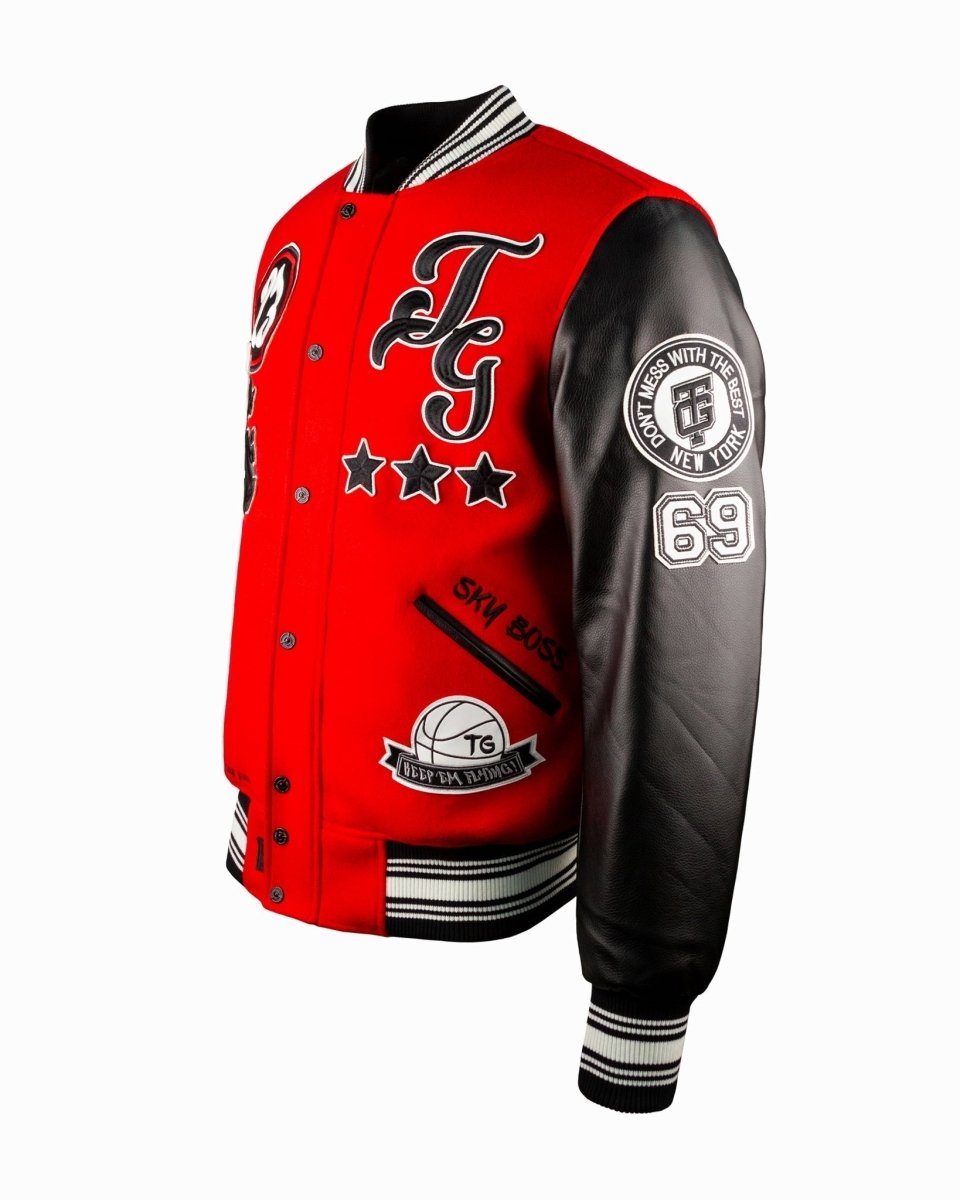 TOP GUN THE NEW FLYING LEGEND VARSITY JACKET - Vox Leather