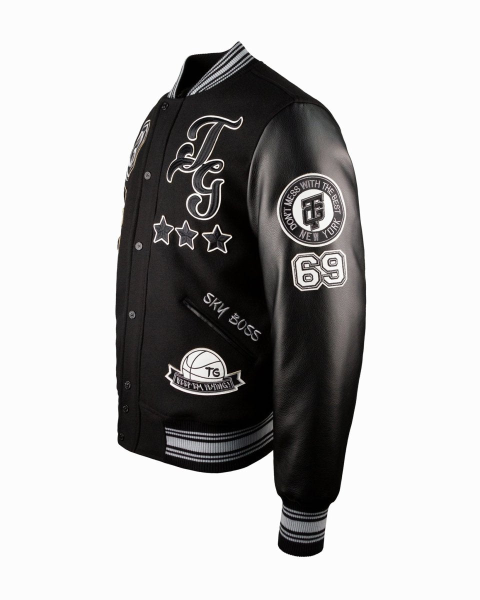 TOP GUN THE NEW FLYING LEGEND VARSITY JACKET - Vox Leather