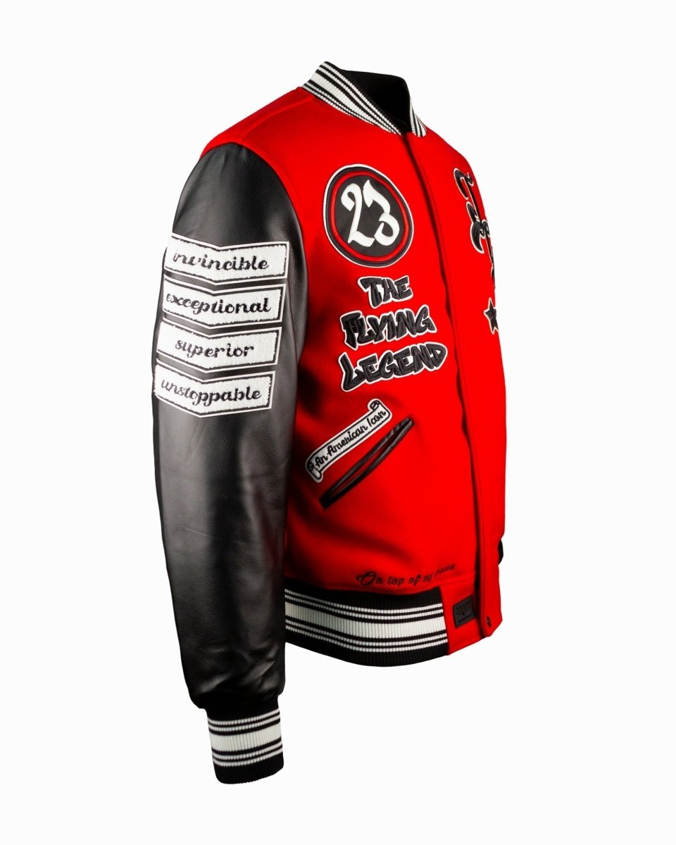 TOP GUN THE NEW FLYING LEGEND VARSITY JACKET - Vox Leather
