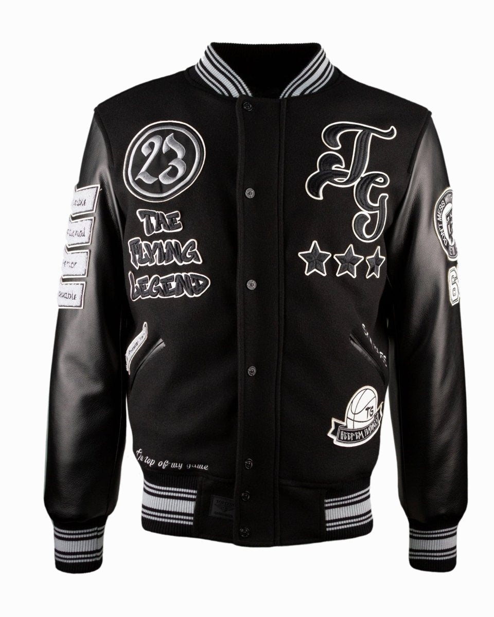 TOP GUN THE NEW FLYING LEGEND VARSITY JACKET - Vox Leather