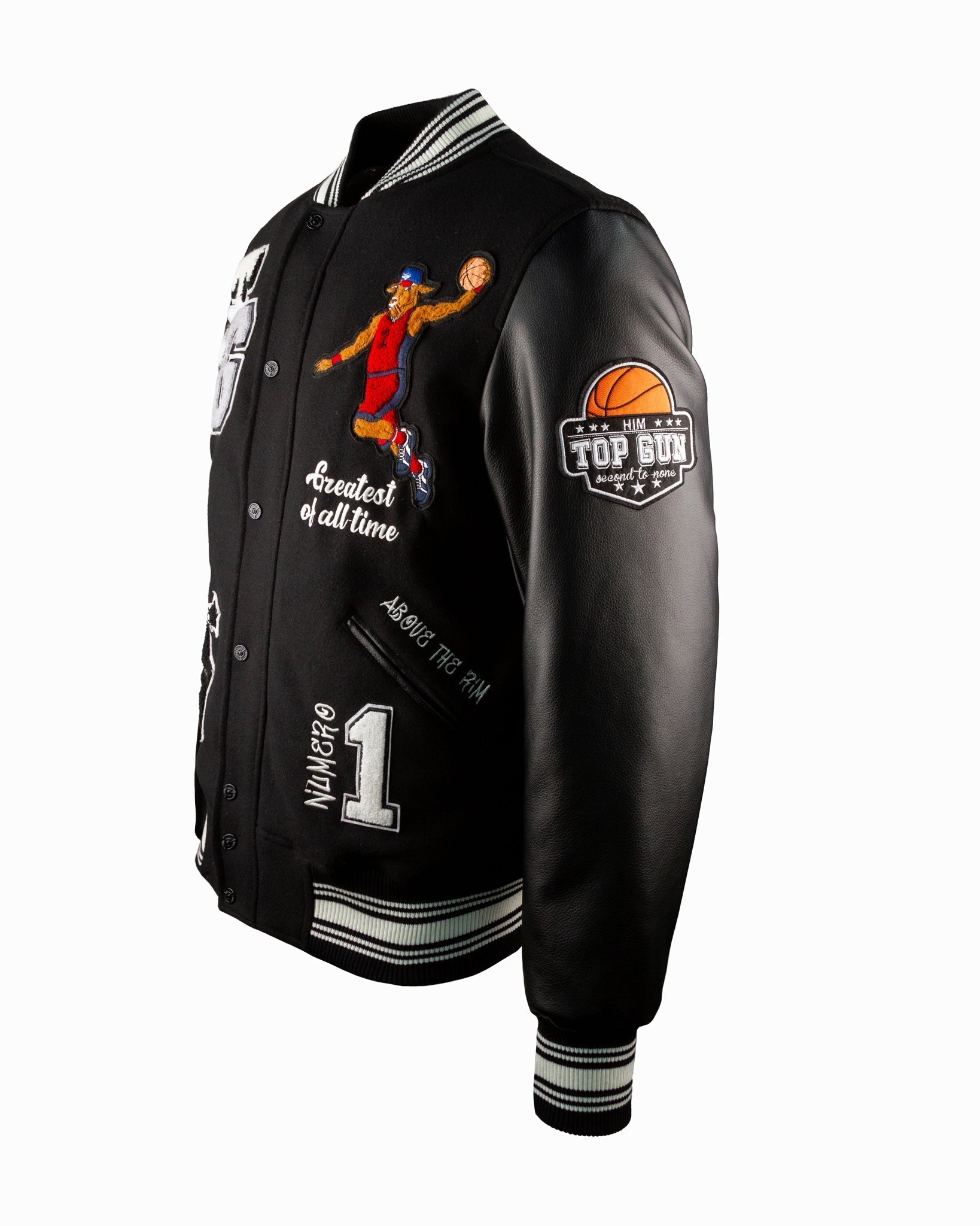 TOP GUN "THE NEW GOAT" VARSITY JACKET - Rare Leather