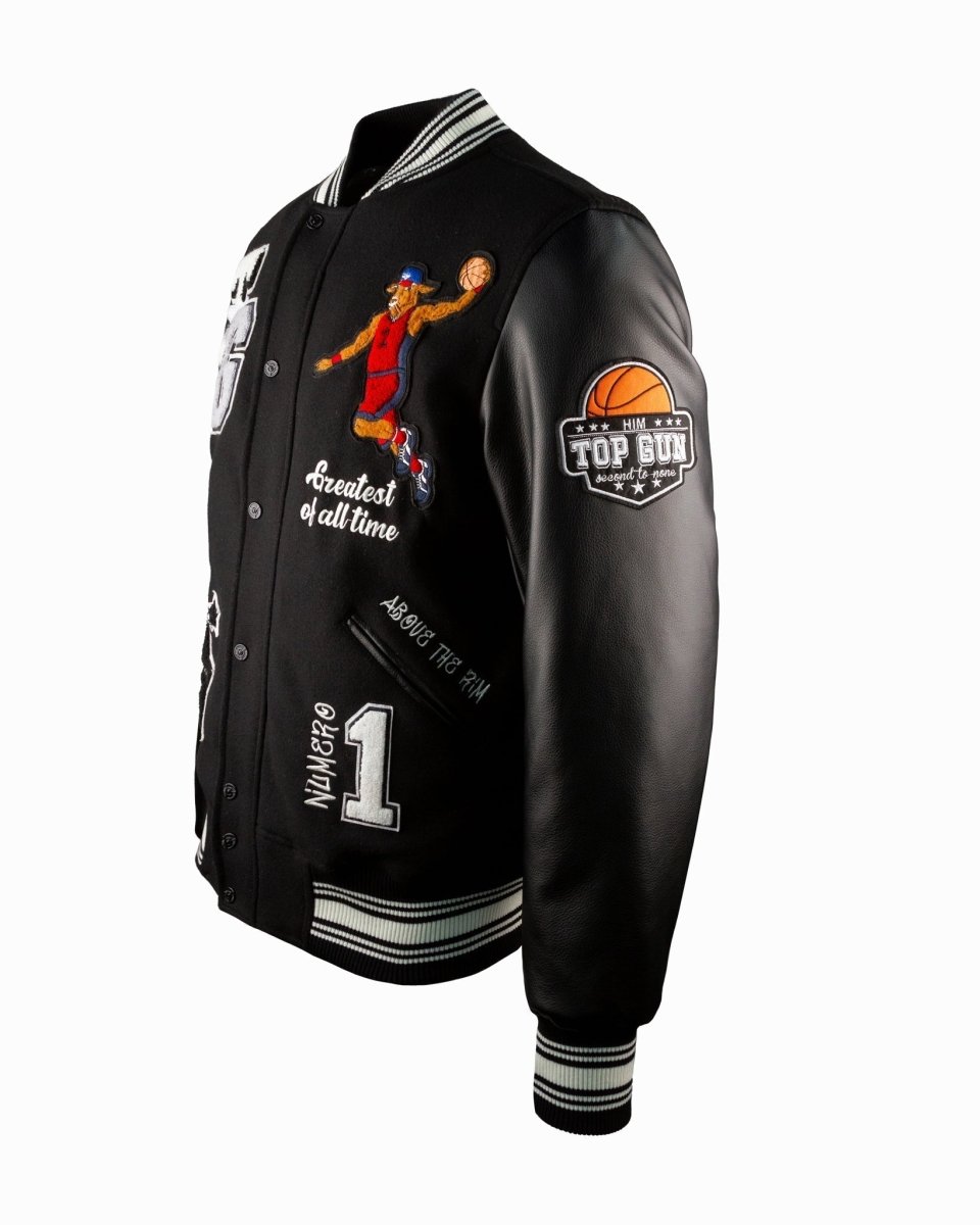 TOP GUN "THE NEW GOAT" VARSITY JACKET - Vox Leather