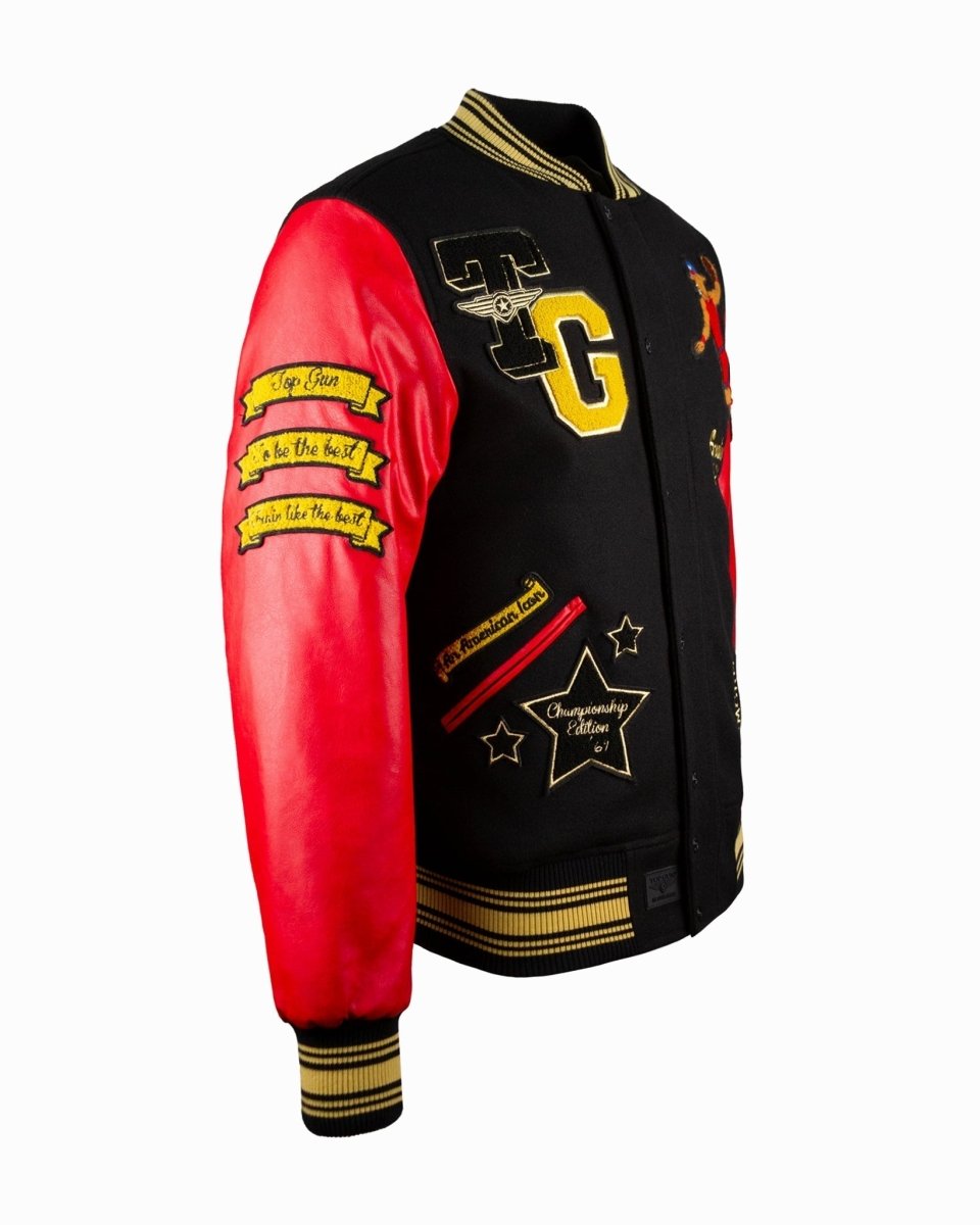 TOP GUN "THE NEW GOAT" VARSITY JACKET - Vox Leather