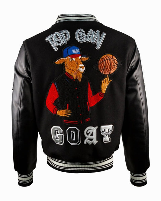 TOP GUN "THE NEW GOAT" VARSITY JACKET - Vox Leather