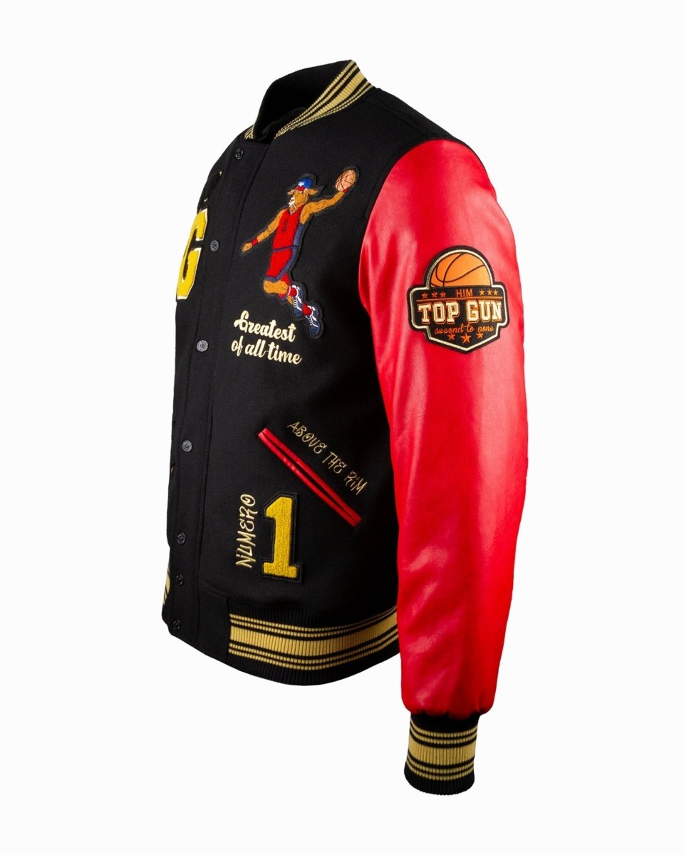 TOP GUN "THE NEW GOAT" VARSITY JACKET - Vox Leather