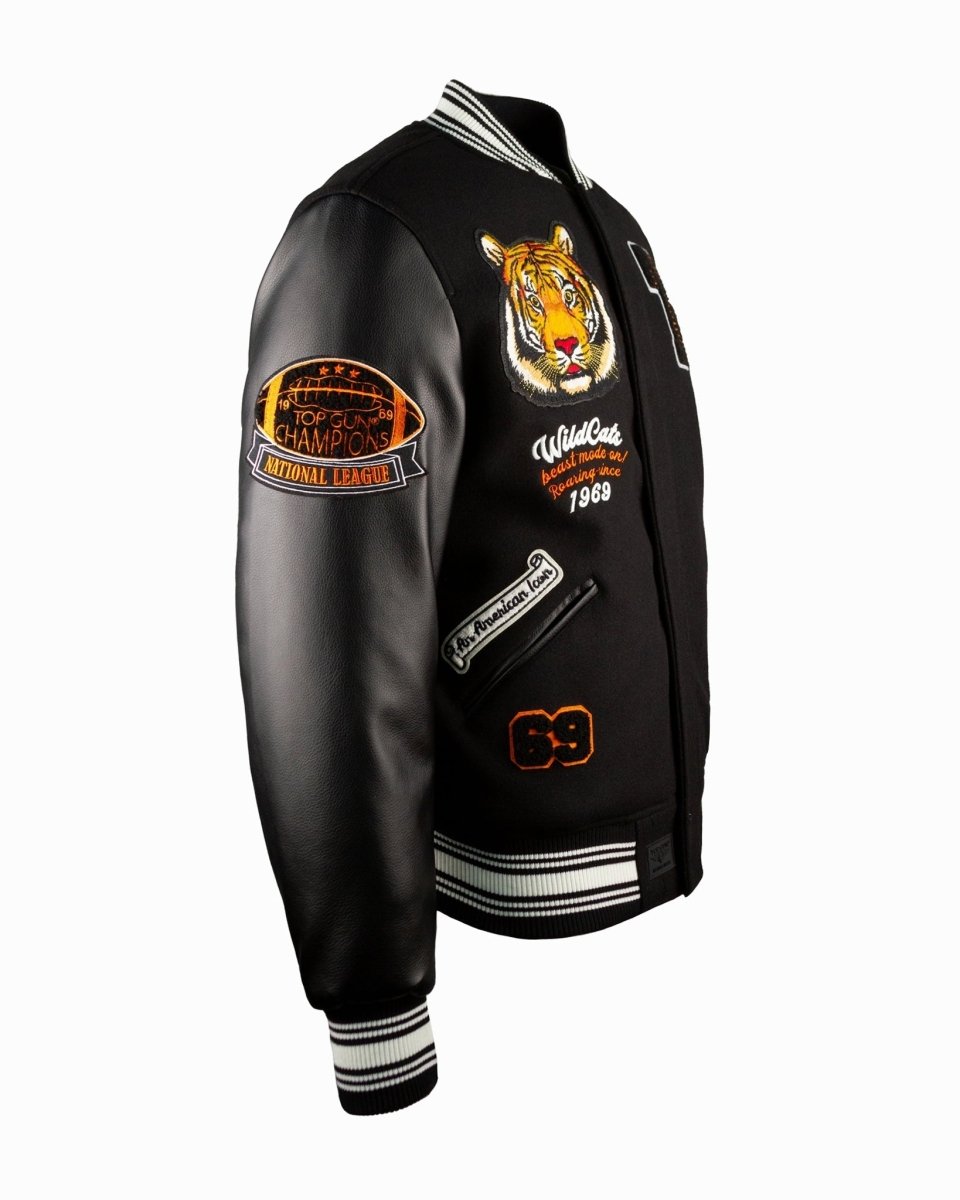 TOP GUN WILDCATS VARSITY JACKET - Vox Leather