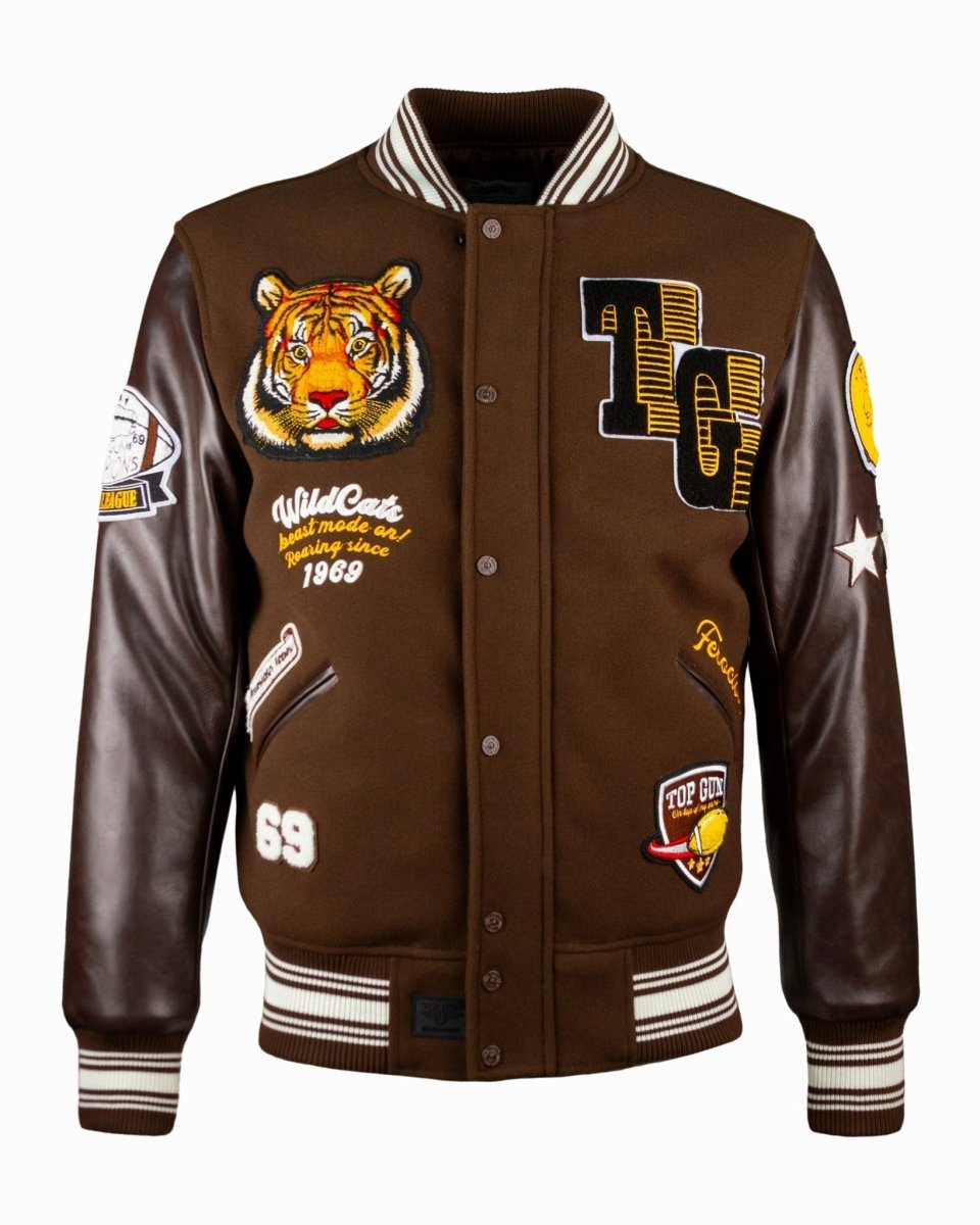 TOP GUN WILDCATS VARSITY JACKET - Vox Leather