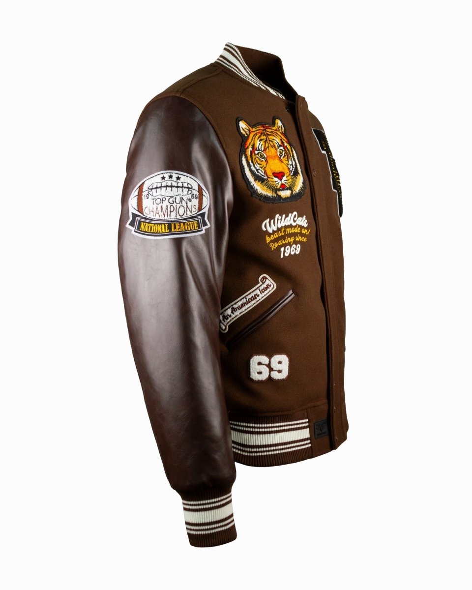 TOP GUN WILDCATS VARSITY JACKET - Vox Leather