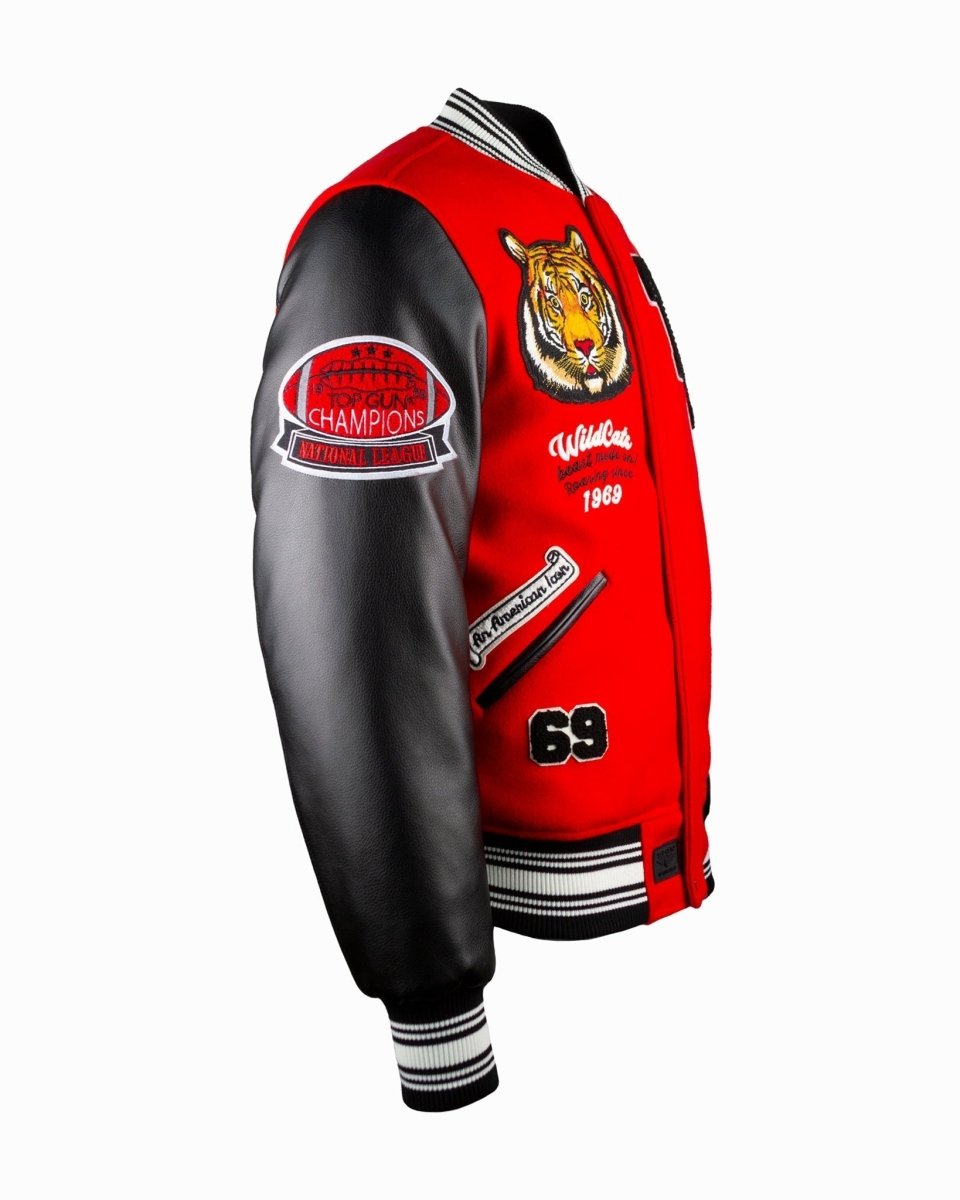 TOP GUN WILDCATS VARSITY JACKET - Vox Leather