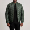 Travis Green Leather Puffer Jacket - Rare Leather