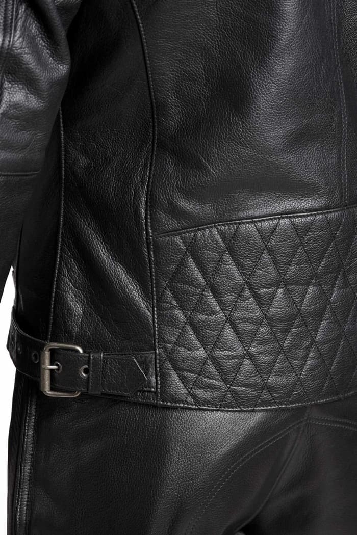 TWIN LEATHER JACKET BLACK - Men’s Leather Motorcycle Jacket - Vox Leather