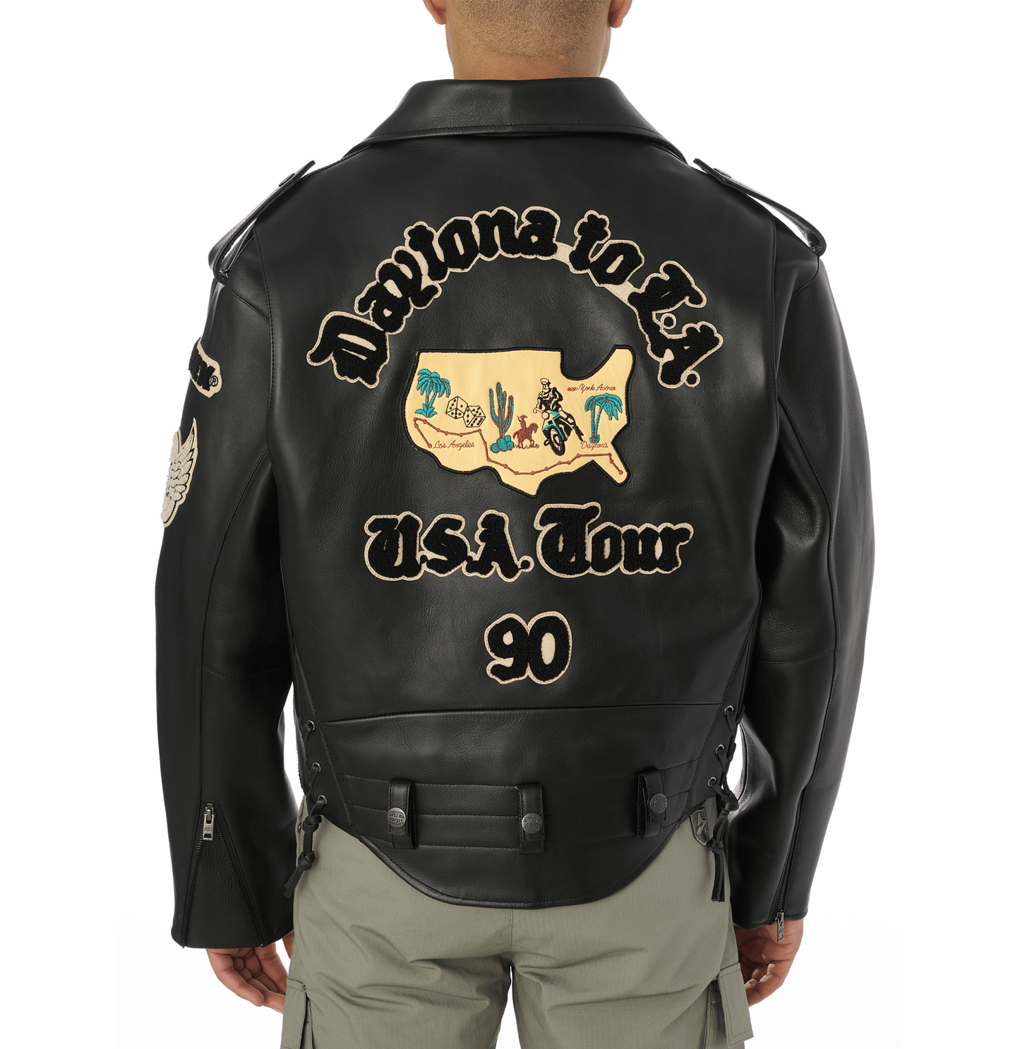 USA TOUR MOTORCYCLE JACKET - Rare Leather