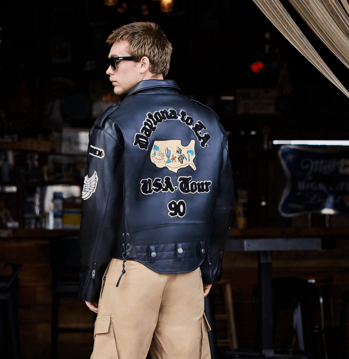USA TOUR MOTORCYCLE JACKET - Vox Leather