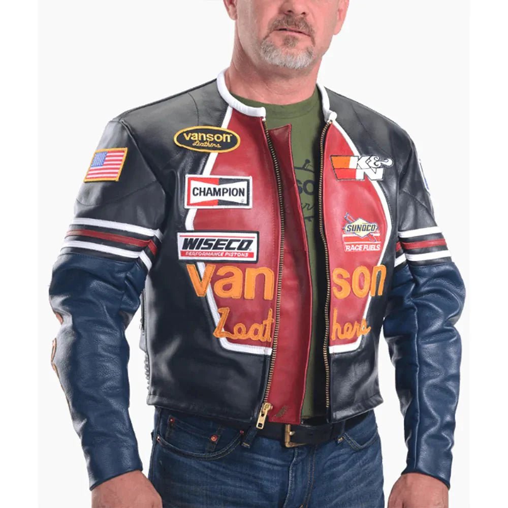 Vanson Star Leather Jacket - Vox Leather