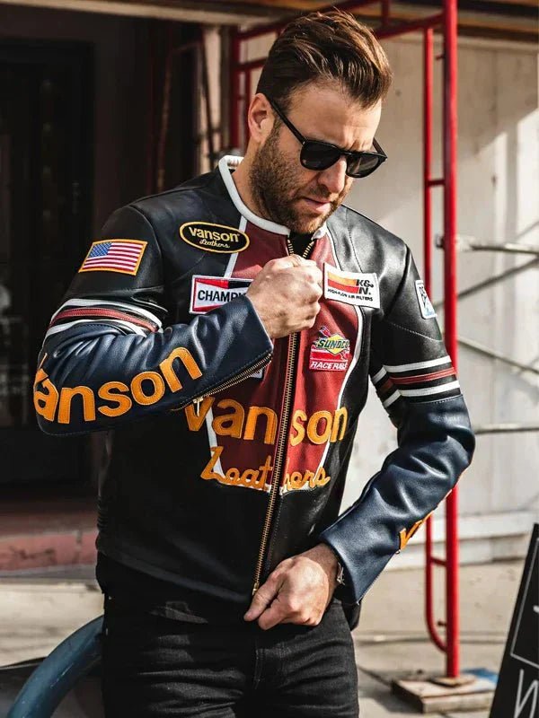 Vanson Star Leather Jacket - Vox Leather