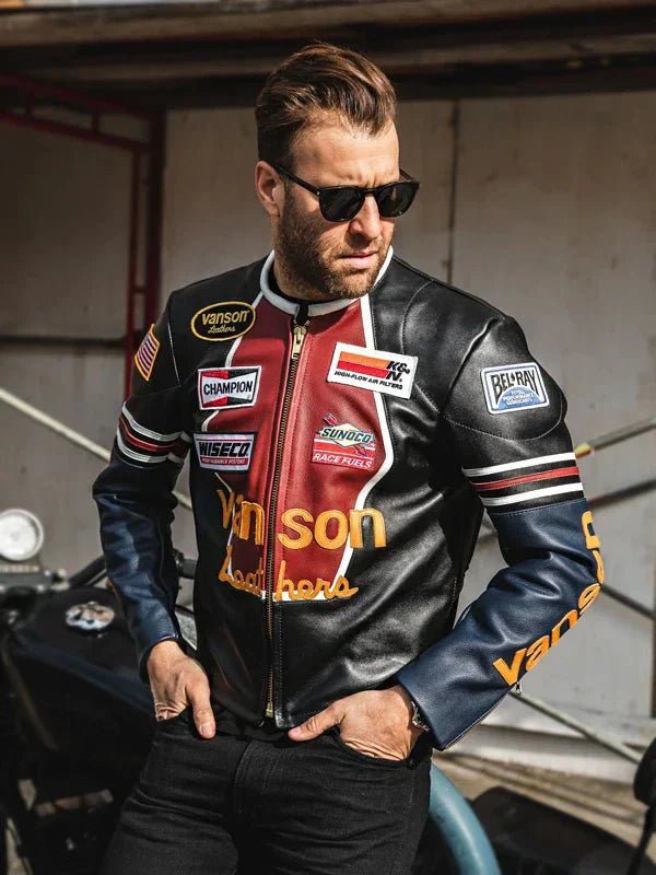 Vanson Star Leather Jacket - Vox Leather