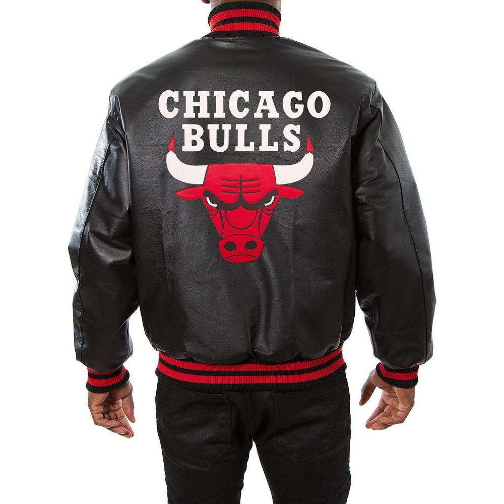 Varsity Chicago Bulls Leather Jacket - Vox Leather