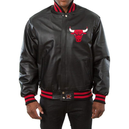 Varsity Chicago Bulls Leather Jacket - Vox Leather