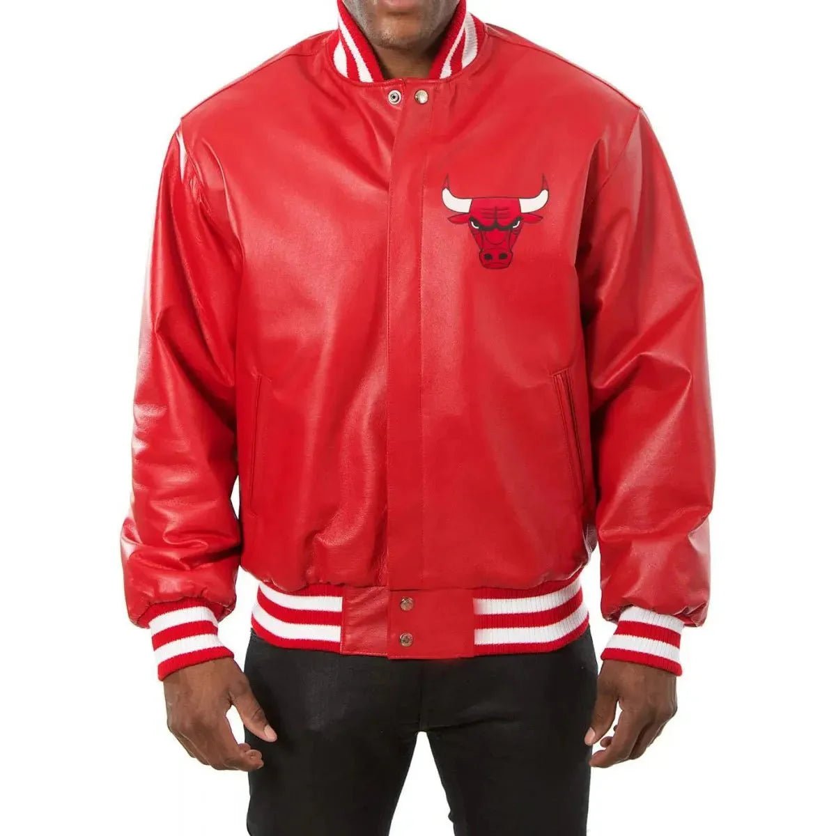 Varsity Chicago Bulls Leather Jacket - Vox Leather