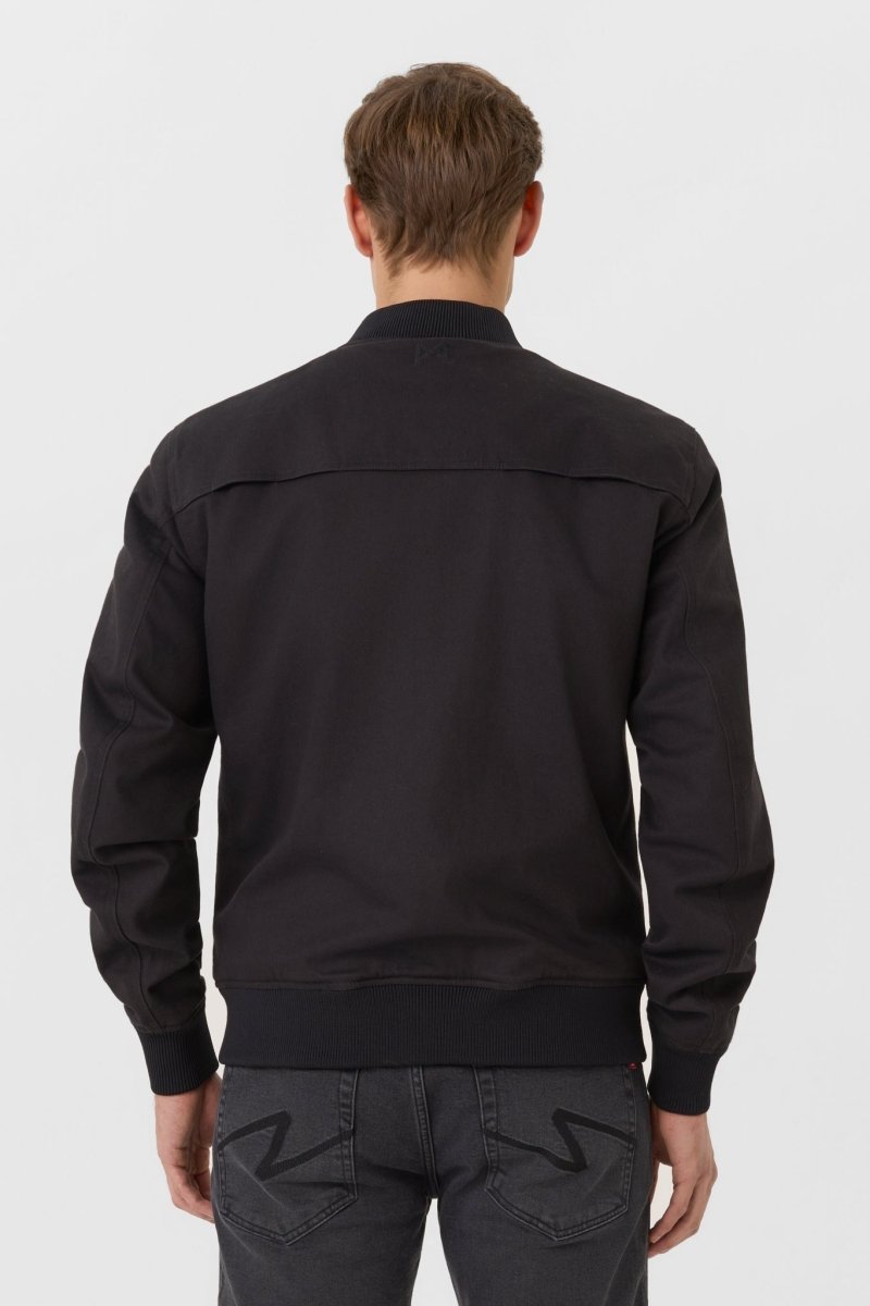 VENTURA BLACK AA - Summer bomber jacket - Vox Leather