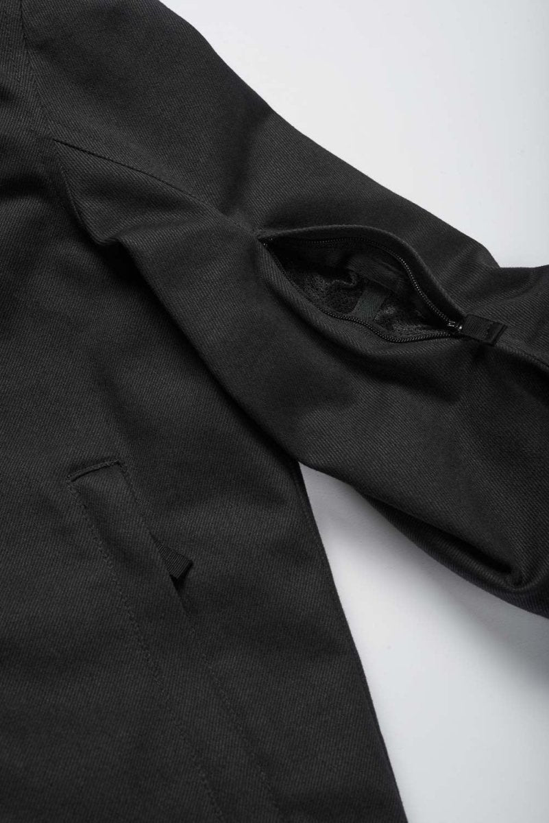 VENTURA BLACK AA - Summer bomber jacket - Vox Leather