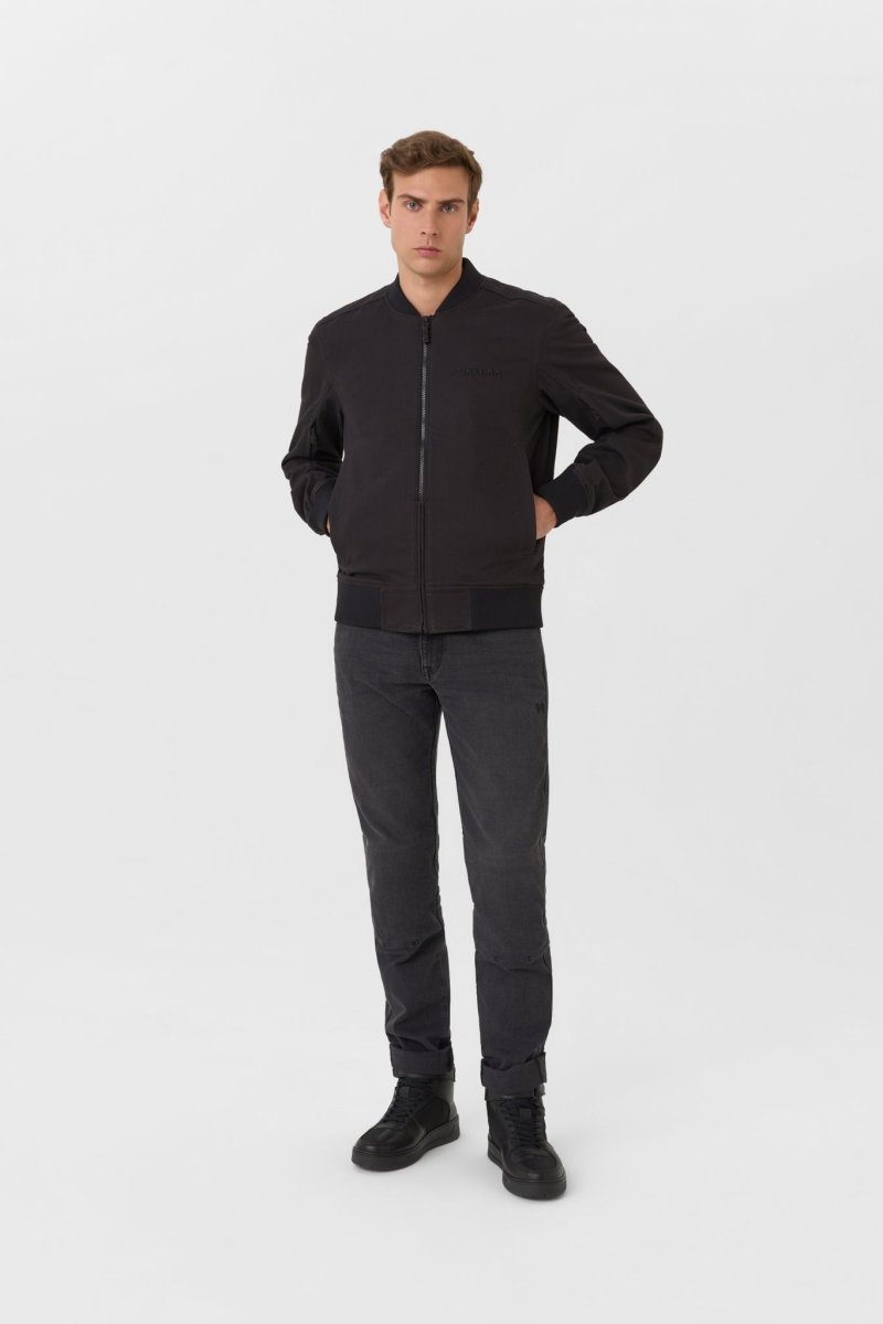 VENTURA BLACK AA - Summer bomber jacket - Vox Leather