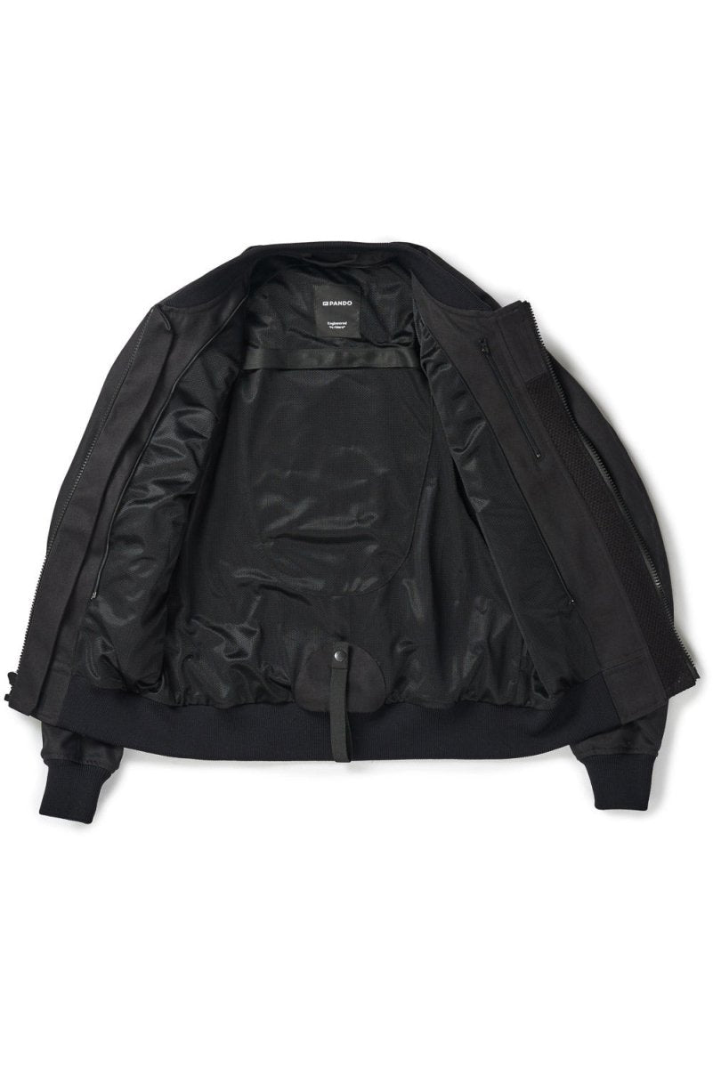 VENTURA BLACK AA - Summer bomber jacket - Vox Leather