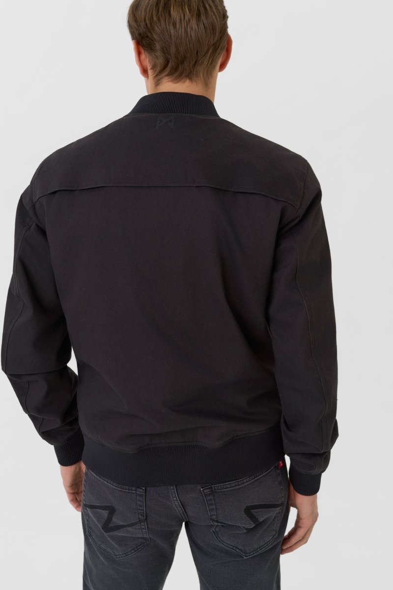 VENTURA BLACK AA - Summer bomber jacket - Vox Leather