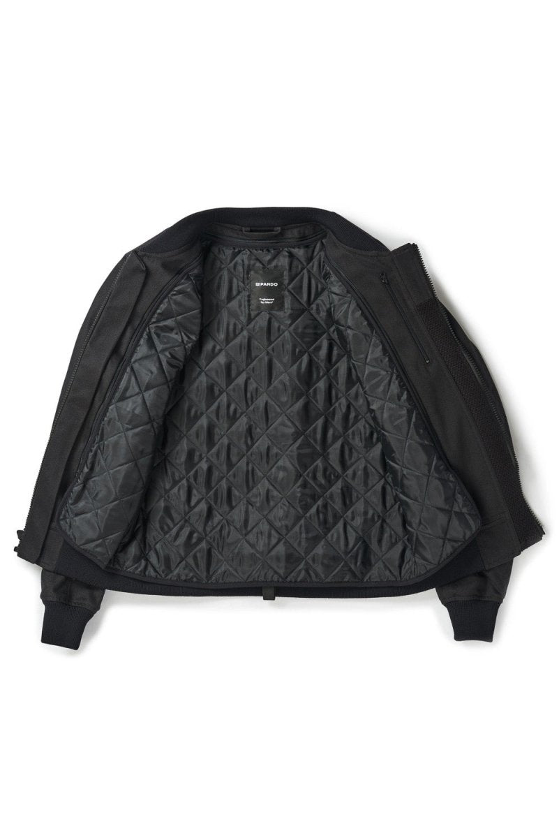 VENTURA BLACK AA - Summer bomber jacket - Vox Leather