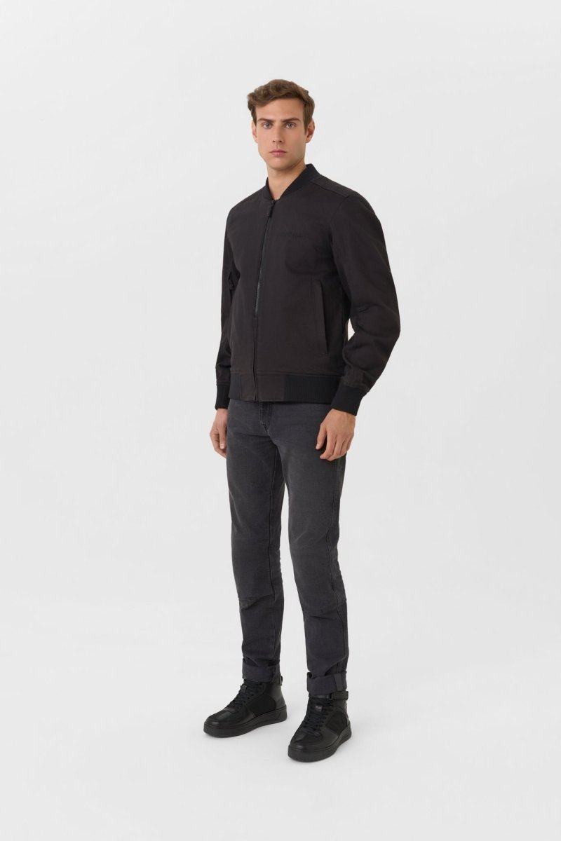 VENTURA BLACK AA - Summer bomber jacket - Vox Leather
