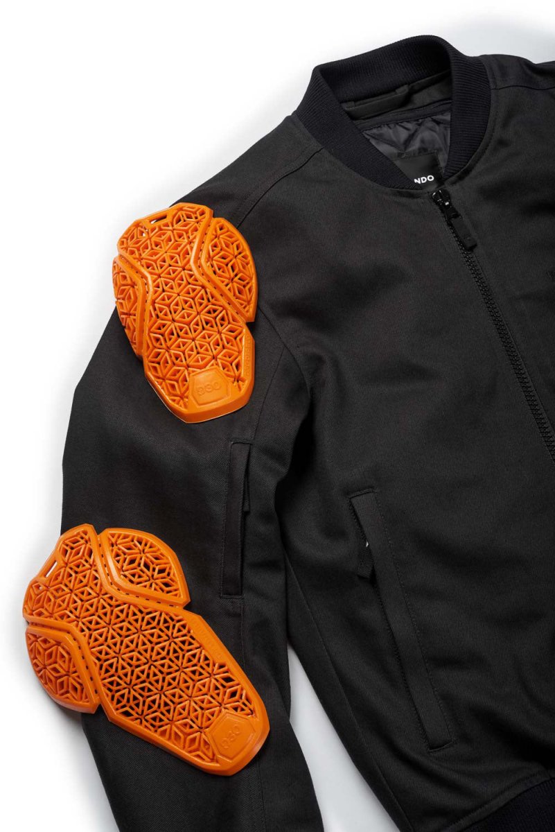 VENTURA BLACK AA - Summer bomber jacket - Vox Leather