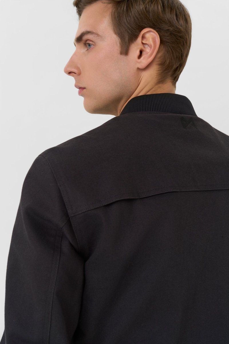 VENTURA BLACK AA - Summer bomber jacket - Vox Leather