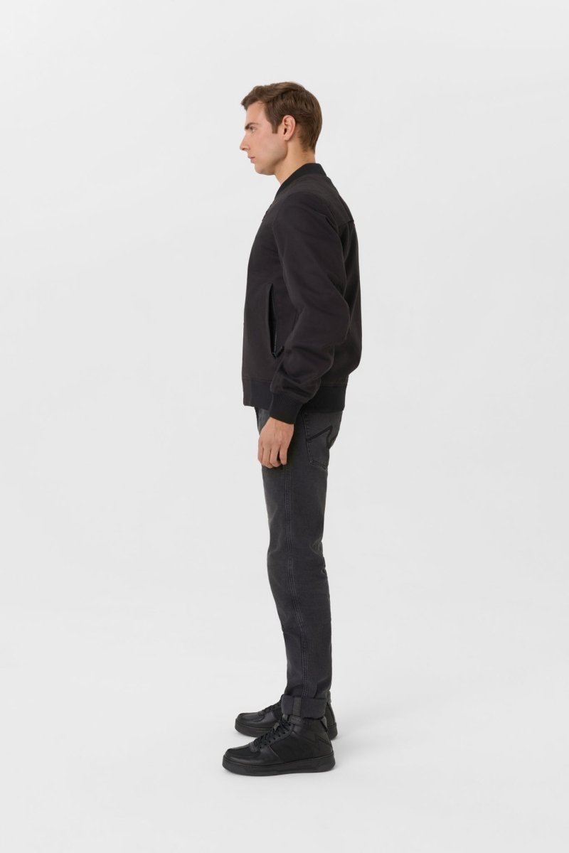 VENTURA BLACK AA - Summer bomber jacket - Vox Leather